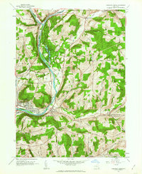 Chenango Forks 1960 topographic map thumbnail