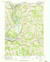 Chenango Forks 1968 topographic map thumbnail