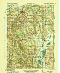 Cherry Creek 1941 topographic map thumbnail