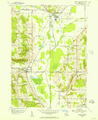 Cherry Creek 1954 topographic map thumbnail