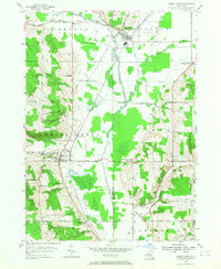 Cherry Creek 1954 topographic map thumbnail