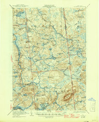 Childwold 1922 topographic map thumbnail