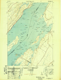Chippewa Bay 1948 topographic map thumbnail
