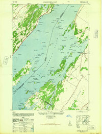 Chippewa Bay 1948 topographic map thumbnail