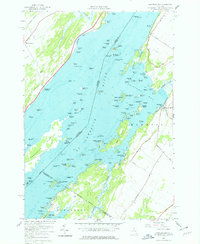 Chippewa Bay 1958 topographic map thumbnail