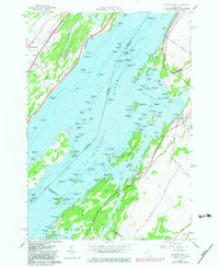 Chippewa Bay 1958 topographic map thumbnail