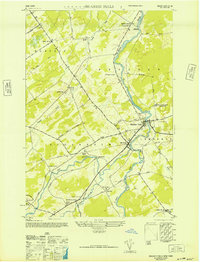Brasher Falls 1946 topographic map thumbnail