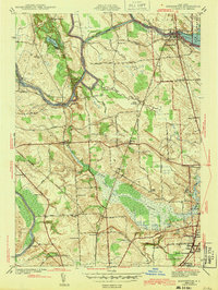 Brewerton 1943 topographic map thumbnail