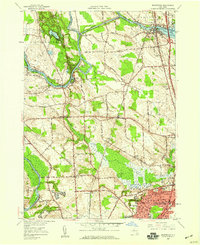 Brewerton 1957 topographic map thumbnail