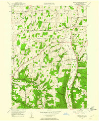 Bristol Center 1951 topographic map thumbnail