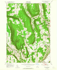 Bristol Springs 1943 topographic map thumbnail