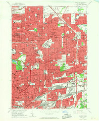 Buffalo NE 1965 topographic map thumbnail