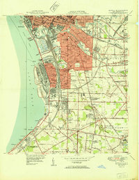 Buffalo SE 1950 topographic map thumbnail