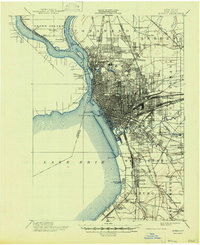 Buffalo 1901 topographic map thumbnail