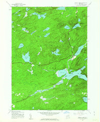 Canada Lake 1945 topographic map thumbnail