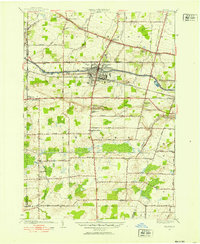 Brockport 1952 topographic map preview