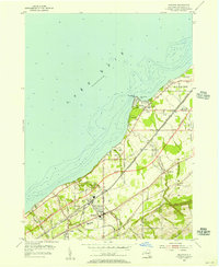 Brocton 1954 topographic map thumbnail
