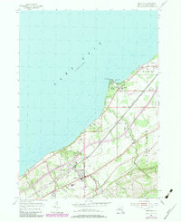 Brocton 1954 topographic map thumbnail