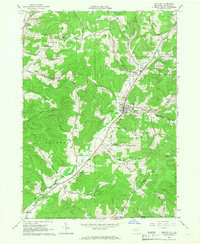 Bolivar 1965 topographic map thumbnail