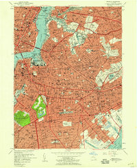 Brooklyn 1956 topographic map thumbnail