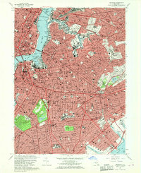 Brooklyn 1967 topographic map thumbnail