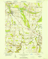 Caledonia 1950 topographic map thumbnail