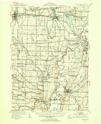 Caledonia 1951 topographic map thumbnail