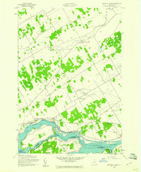 Barnhart Island 1942 topographic map thumbnail