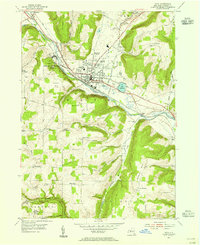 Bath 1953 topographic map thumbnail
