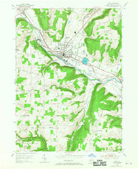 Bath 1953 topographic map thumbnail