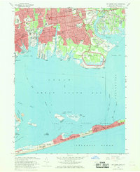 Bay Shore East 1967 topographic map thumbnail