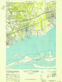 Bay Shore West 1941 topographic map thumbnail
