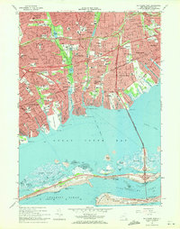 Bay Shore West 1969 topographic map thumbnail