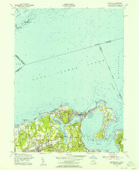 Bayville 1954 topographic map thumbnail