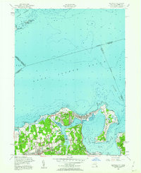 Bayville 1954 topographic map thumbnail