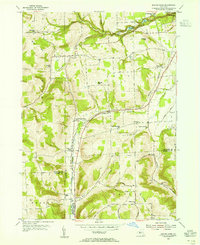 Beaver Dams 1953 topographic map preview