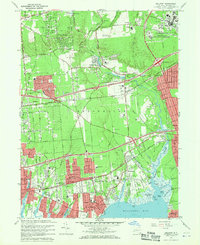 Bellport 1967 topographic map thumbnail