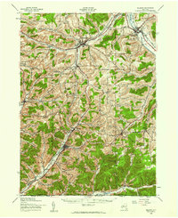 Belmont 1939 topographic map thumbnail