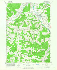 Belmont 1965 topographic map thumbnail