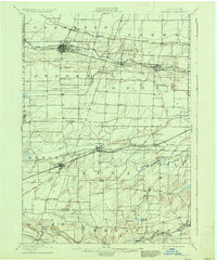 Bergen topographic map thumbnail