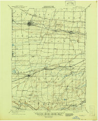 Bergen 1899 topographic map thumbnail