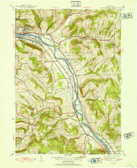 Binghamton East 1937 topographic map thumbnail