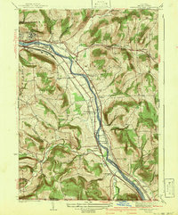 Binghamton East 1942 topographic map thumbnail