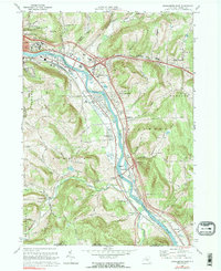 Binghamton East 1968 topographic map thumbnail