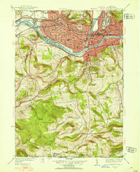 Binghamton West 1935 topographic map thumbnail