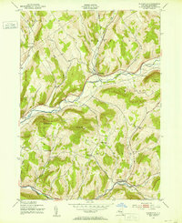 Bloomville 1943 topographic map thumbnail