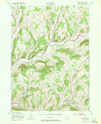 Bloomville 1943 topographic map thumbnail