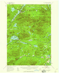 Blue Mountain 1954 topographic map thumbnail
