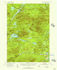 Blue Mountain 1954 topographic map thumbnail