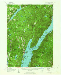 Bolton Landing 1958 topographic map preview